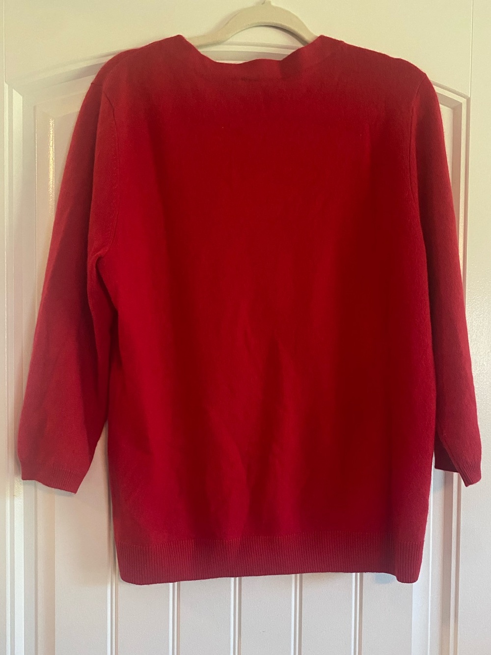 Talbots Red 100% Cashmere Crewneck Sweater - Picture 4 of 8